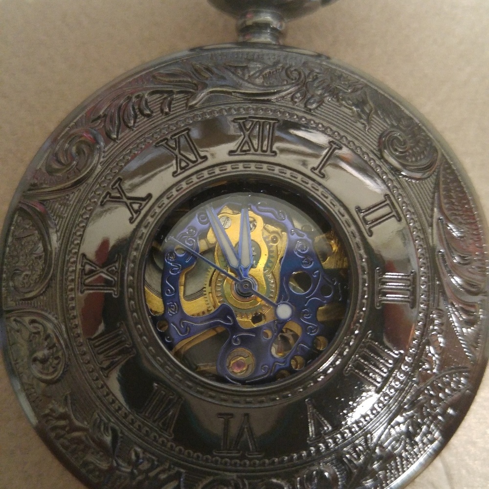 ManCh Da Steampunk Style Pocket Watch